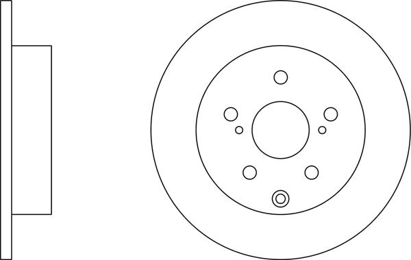 APEC SDK6510 - Спирачен диск vvparts.bg