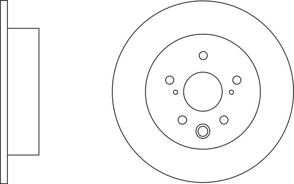 APEC SDK6527 - Спирачен диск vvparts.bg