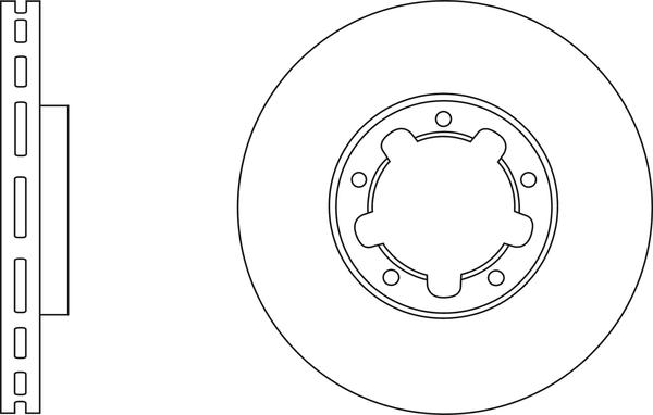 APEC SDK6694 - Спирачен диск vvparts.bg