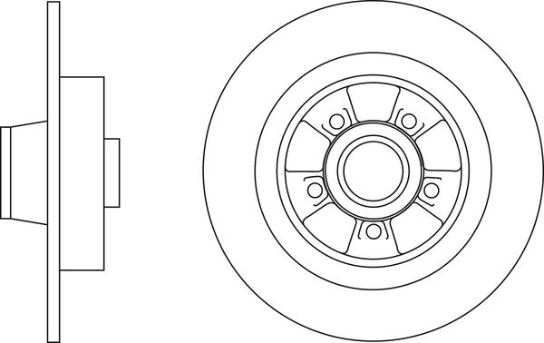 APEC SDK6656 - Спирачен диск vvparts.bg