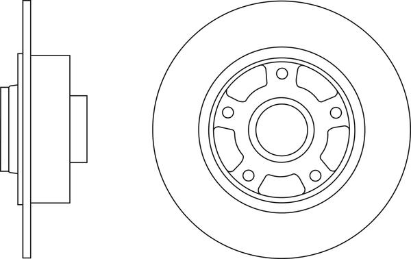 APEC SDK6665 - Спирачен диск vvparts.bg