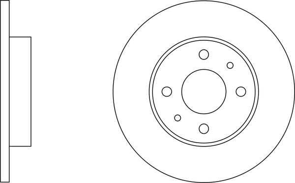 APEC SDK6092 - Спирачен диск vvparts.bg