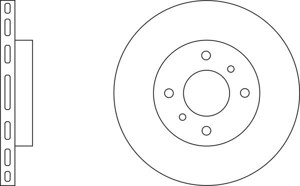 APEC SDK6049 - Спирачен диск vvparts.bg