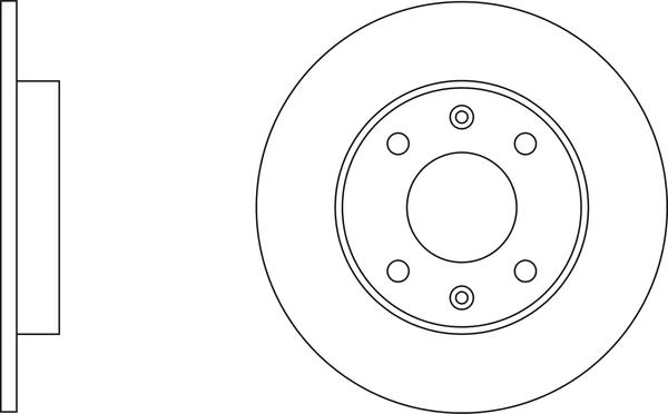 APEC SDK6041 - Спирачен диск vvparts.bg