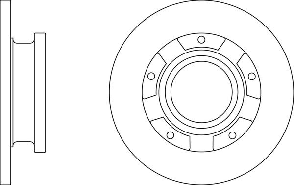 APEC SDK6054 - Спирачен диск vvparts.bg