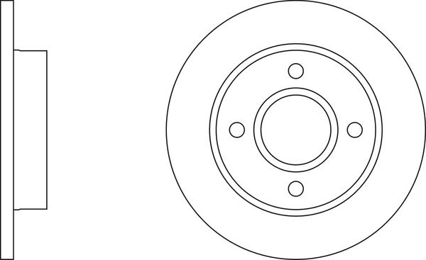 APEC SDK6067 - Спирачен диск vvparts.bg