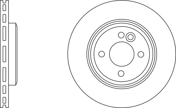 APEC SDK6007 - Спирачен диск vvparts.bg