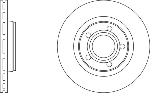 APEC SDK6014 - Спирачен диск vvparts.bg