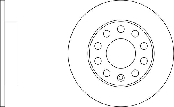 APEC SDK6084 - Спирачен диск vvparts.bg