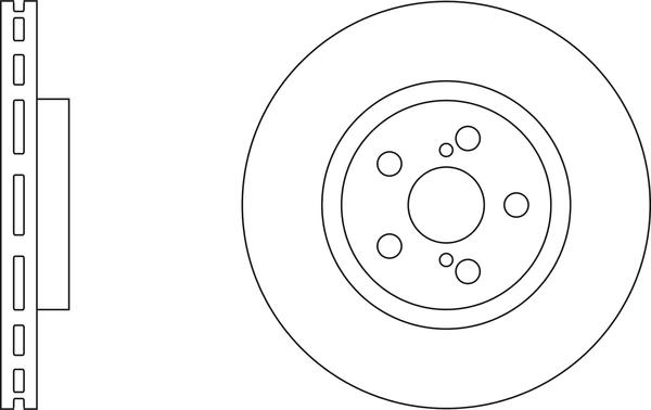 APEC SDK6083 - Спирачен диск vvparts.bg