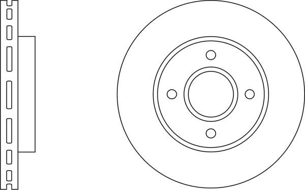 Febi Bilstein 05645 - Спирачен диск vvparts.bg