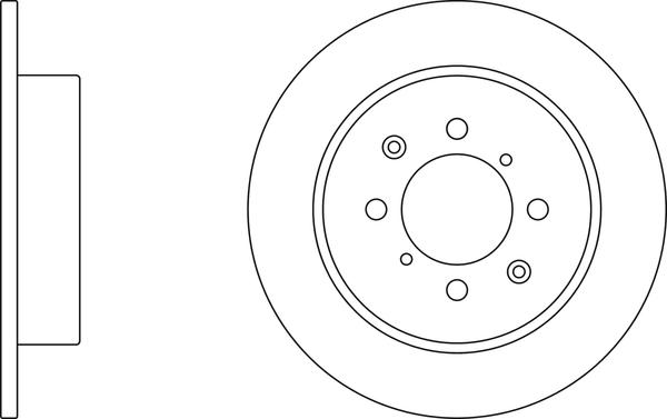 APEC SDK6038 - Спирачен диск vvparts.bg