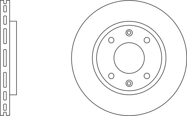 APEC SDK6029 - Спирачен диск vvparts.bg