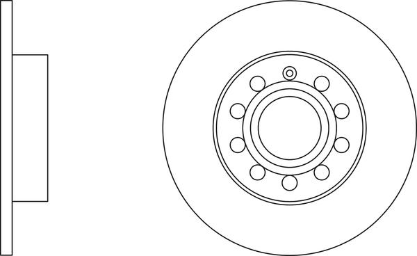 APEC SDK6078 - Спирачен диск vvparts.bg