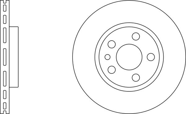 APEC SDK6073 - Спирачен диск vvparts.bg