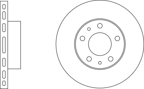 APEC SDK6072 - Спирачен диск vvparts.bg