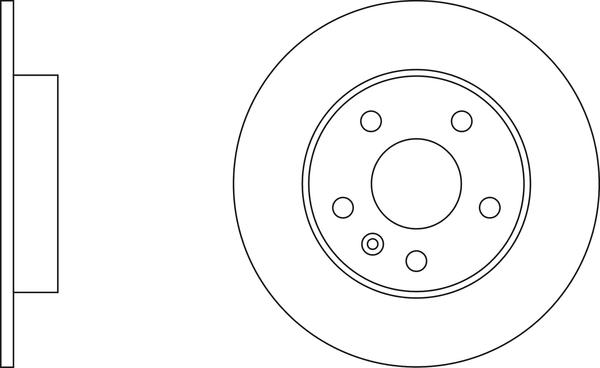 APEC SDK6077 - Спирачен диск vvparts.bg