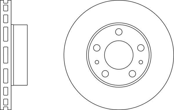 APEC SDK6192 - Спирачен диск vvparts.bg