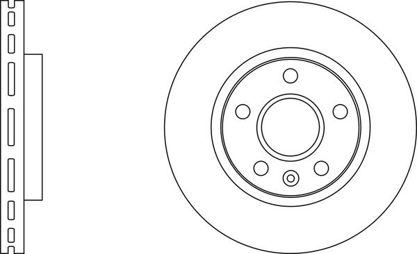 APEC SDK6145 - Спирачен диск vvparts.bg