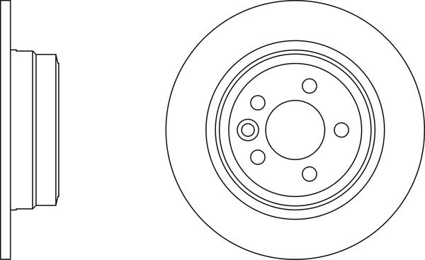 APEC SDK6155 - Спирачен диск vvparts.bg