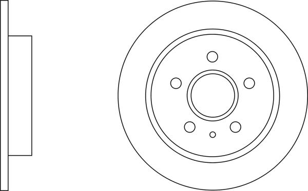 APEC SDK6150 - Спирачен диск vvparts.bg