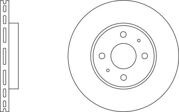 APEC SDK6153 - Спирачен диск vvparts.bg