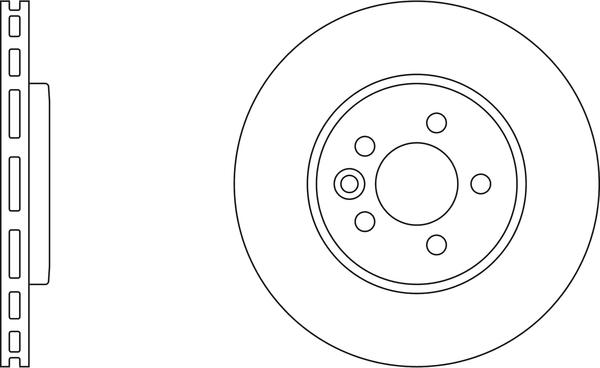 APEC SDK6157 - Спирачен диск vvparts.bg