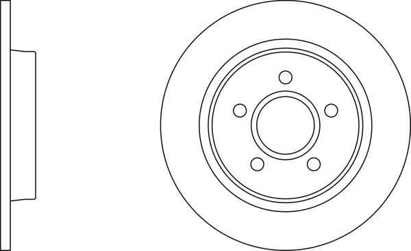 APEC SDK6114 - Спирачен диск vvparts.bg