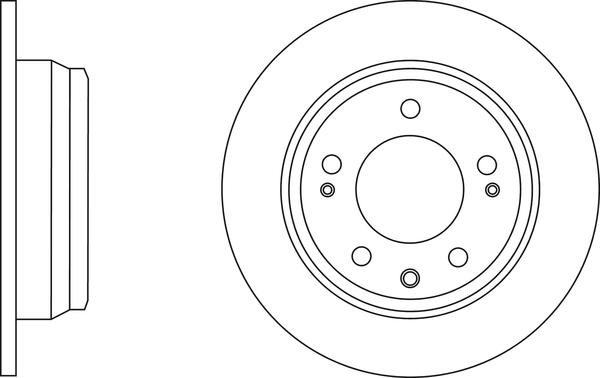 APEC SDK6117 - Спирачен диск vvparts.bg