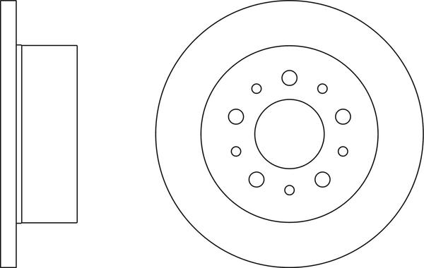 APEC SDK6185 - Спирачен диск vvparts.bg