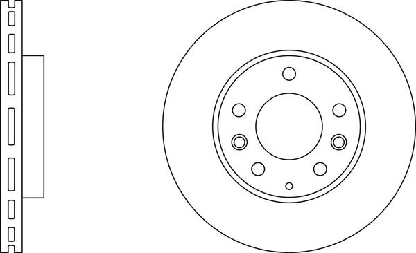 APEC SDK6180 - Спирачен диск vvparts.bg