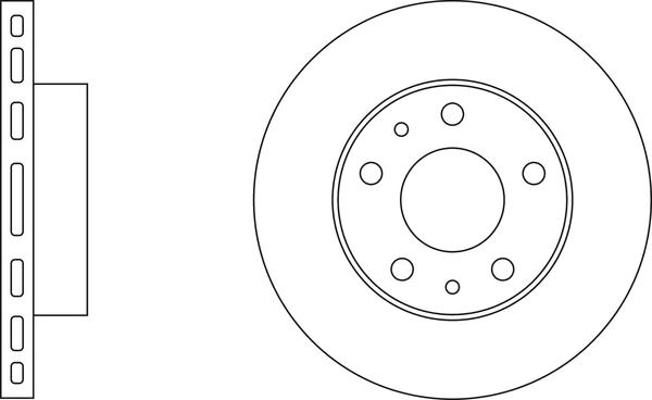 APEC SDK6181 - Спирачен диск vvparts.bg