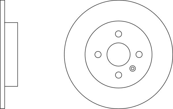 APEC SDK6136 - Спирачен диск vvparts.bg