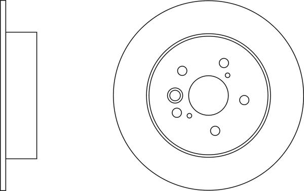 APEC SDK6126 - Спирачен диск vvparts.bg