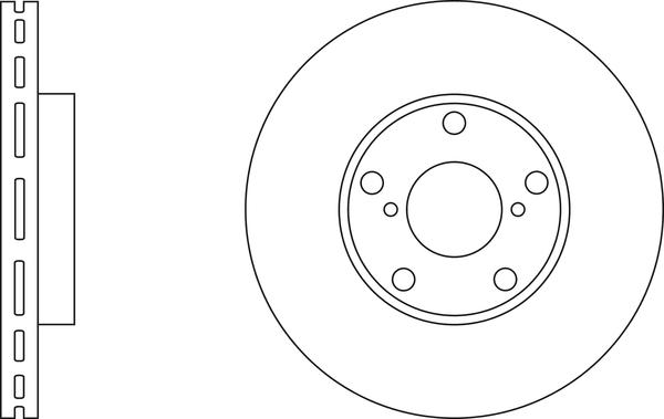 APEC SDK6120 - Спирачен диск vvparts.bg