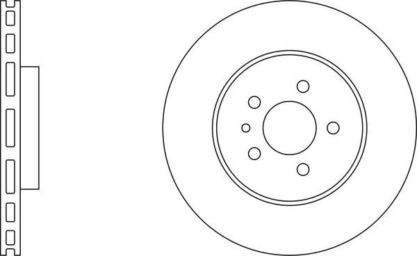 APEC SDK6172 - Спирачен диск vvparts.bg