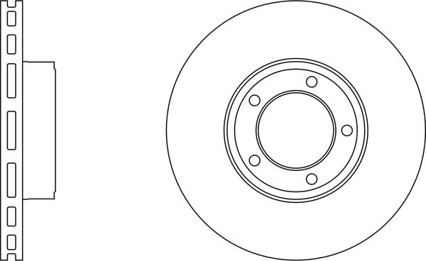 APEC SDK6896 - Спирачен диск vvparts.bg