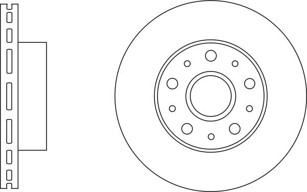 APEC SDK6857 - Спирачен диск vvparts.bg