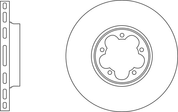 APEC SDK6820 - Спирачен диск vvparts.bg