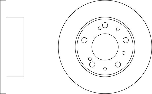 APEC SDK6877 - Спирачен диск vvparts.bg