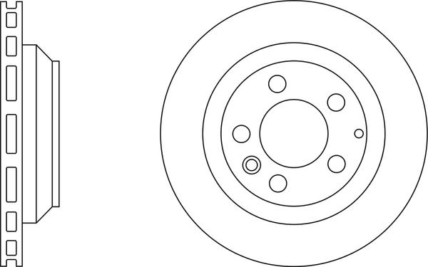 APEC SDK6399 - Спирачен диск vvparts.bg