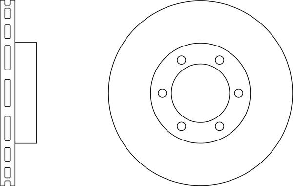 APEC SDK6398 - Спирачен диск vvparts.bg