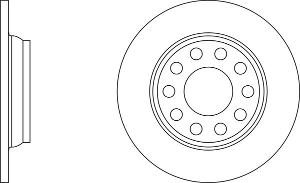 APEC SDK6355 - Спирачен диск vvparts.bg