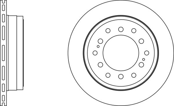 APEC SDK6351 - Спирачен диск vvparts.bg