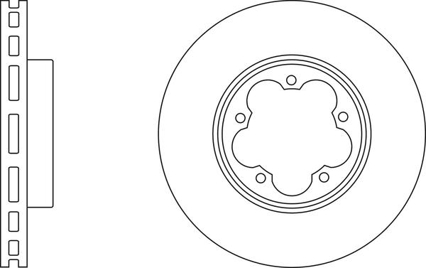 APEC SDK6307 - Спирачен диск vvparts.bg