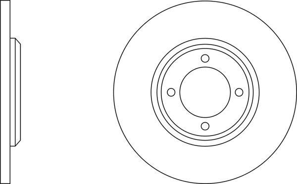 APEC SDK6314 - Спирачен диск vvparts.bg