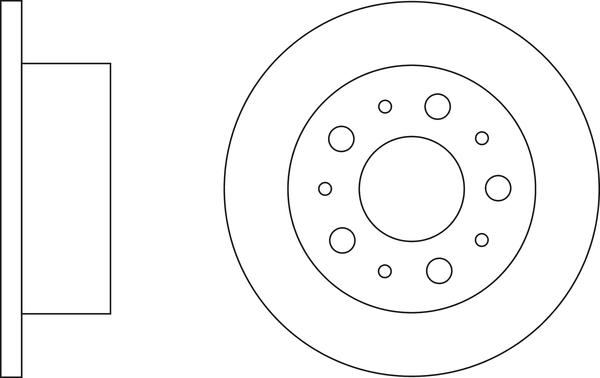 APEC SDK6389 - Спирачен диск vvparts.bg