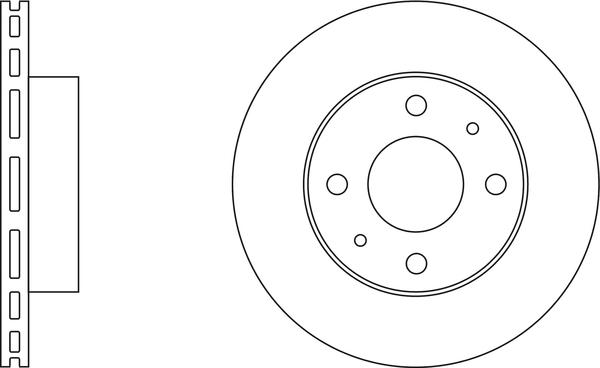 APEC SDK6329 - Спирачен диск vvparts.bg