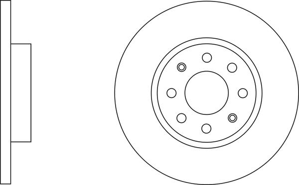 APEC SDK6250 - Спирачен диск vvparts.bg