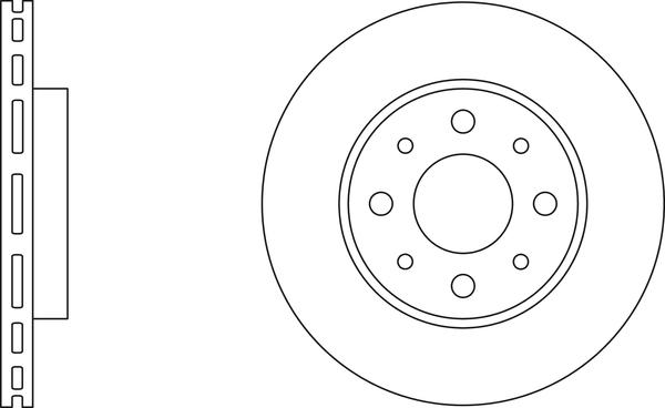 APEC SDK6285 - Спирачен диск vvparts.bg